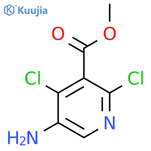 Methyl 5-amino-2,4-dichloronicotinate structure