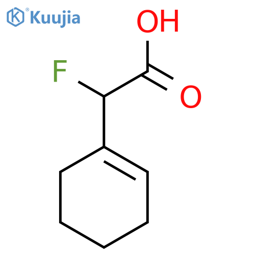 2-(Cyclohexen-1-yl)-2-fluoroacetic acid structure