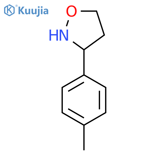 3-(4-Methylphenyl)-1,2-oxazolidine structure