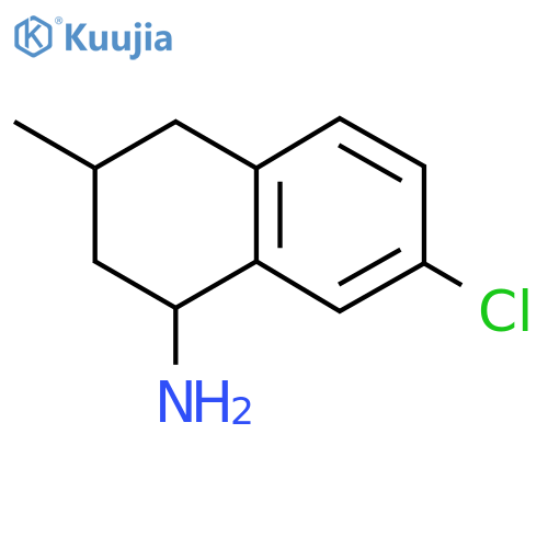 7-Chloro-3-methyl-1,2,3,4-tetrahydronaphthalen-1-amine structure