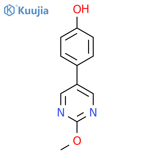 4-(2-Methoxypyrimidin-5-YL)phenol structure