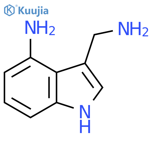 3-(aminomethyl)-1H-indol-4-amine structure