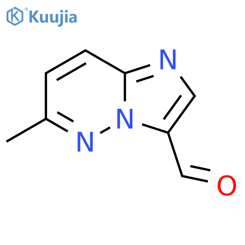 6-methylimidazo1,2-bpyridazine-3-carbaldehyde structure