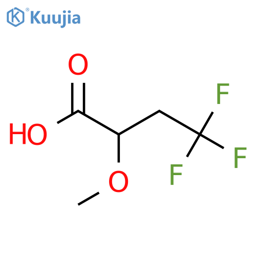 4,4,4-trifluoro-2-methoxybutanoic acid structure