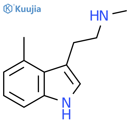 N,4-Dimethyl-1H-indole-3-ethanamine structure
