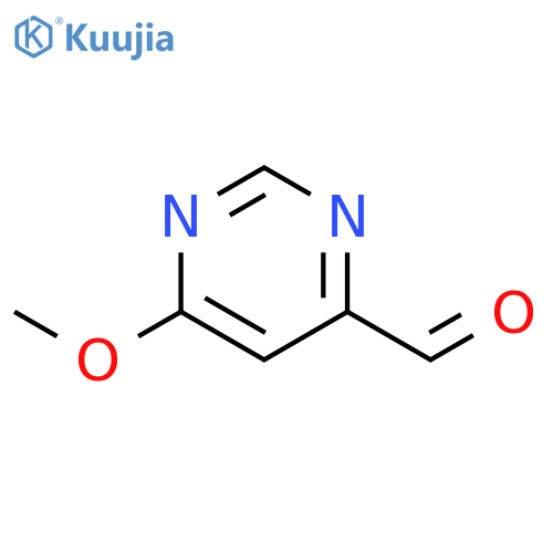 4-Pyrimidinecarboxaldehyde, 6-methoxy- structure