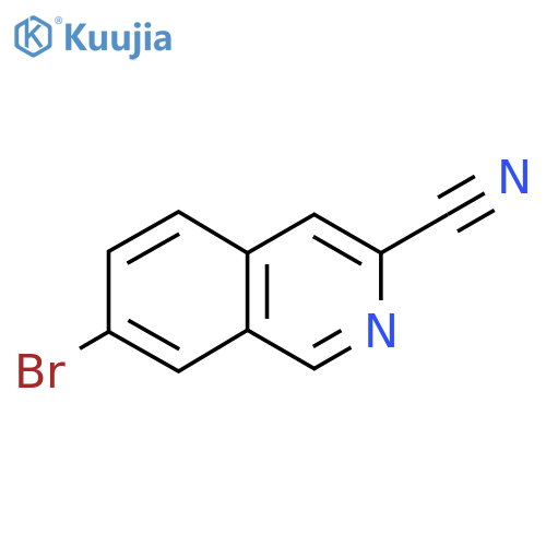 7-Bromoisoquinoline-3-carbonitrile structure