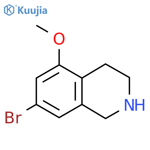7-Bromo-5-methoxy-1,2,3,4-tetrahydroisoquinoline structure