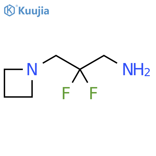 1-Azetidinepropanamine, β,β-difluoro- structure