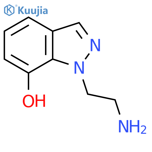 1-(2-aminoethyl)-1H-indazol-7-ol structure