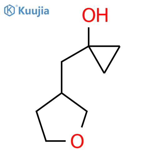 1-(oxolan-3-yl)methylcyclopropan-1-ol structure