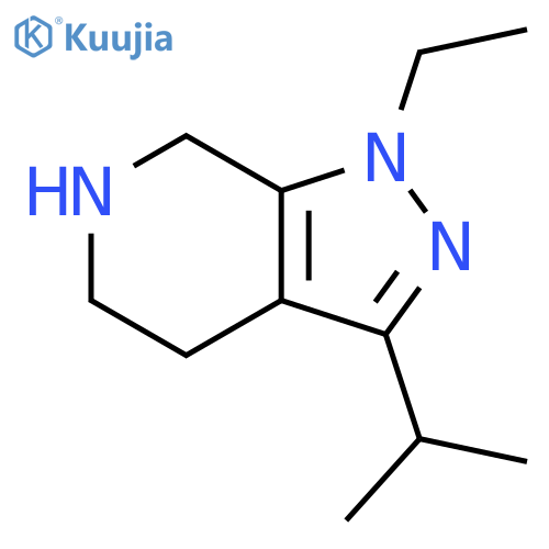 1-ethyl-3-(propan-2-yl)-1H,4H,5H,6H,7H-pyrazolo3,4-cpyridine structure