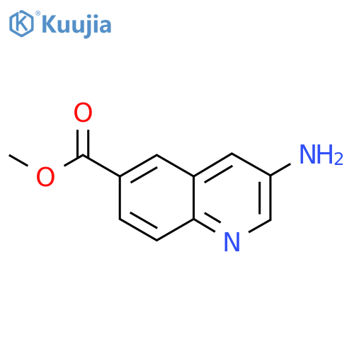 Methyl 3-aminoquinoline-6-carboxylate structure