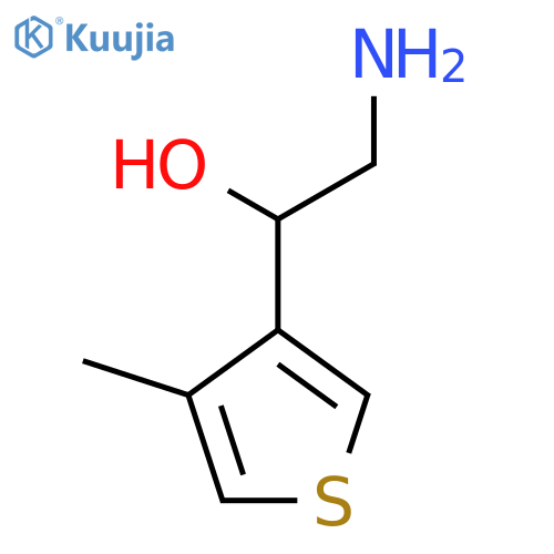 2-amino-1-(4-methylthiophen-3-yl)ethan-1-ol structure
