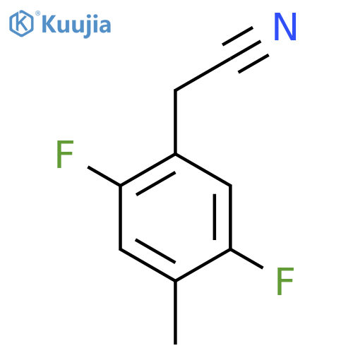 2-(2,5-DIFLUORO-4-METHYLPHENYL)ACETONITRILE structure