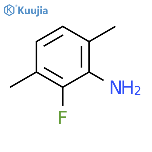 Benzenamine, 2-fluoro-3,6-dimethyl- structure