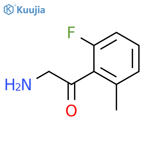 2-amino-1-(2-fluoro-6-methylphenyl)ethan-1-one structure