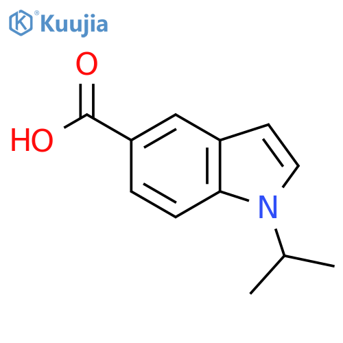 1-Isopropyl-1H-indole-5-carboxylic acid structure