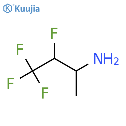 3,4,4,4-tetrafluorobutan-2-amine structure