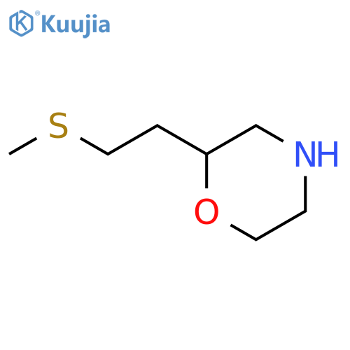 2-2-(methylsulfanyl)ethylmorpholine structure