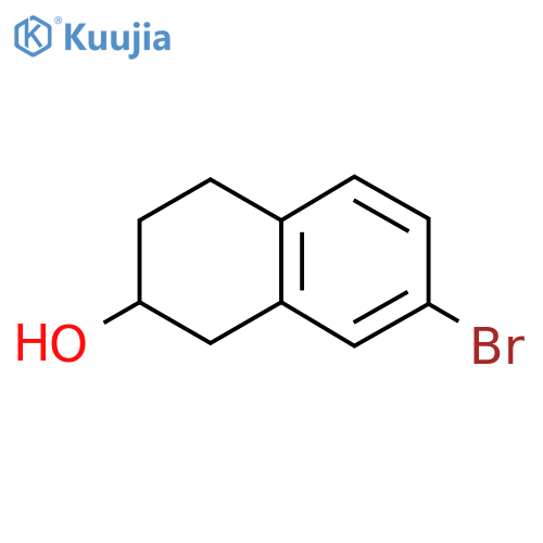 7-bromo-1,2,3,4-tetrahydronaphthalen-2-ol structure