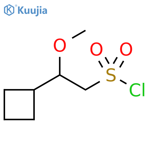 2-cyclobutyl-2-methoxyethane-1-sulfonyl chloride structure