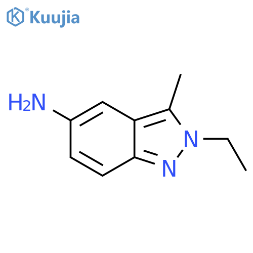 2-ethyl-3-methyl-2H-indazol-5-amine structure