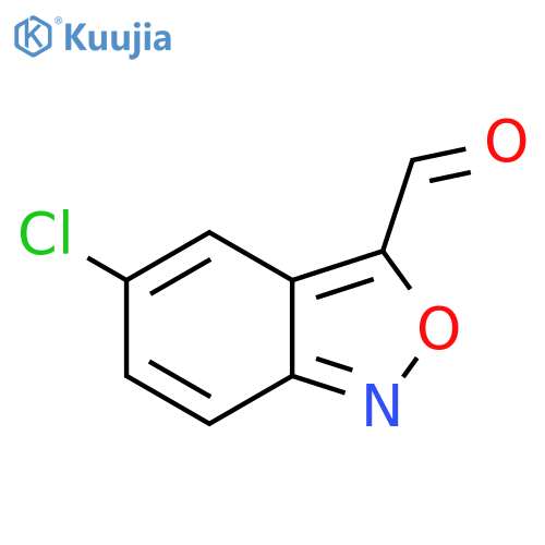 5-Chloro-2,1-benzoxazole-3-carbaldehyde structure
