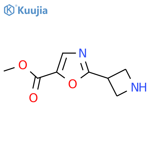 methyl 2-(azetidin-3-yl)-1,3-oxazole-5-carboxylate structure
