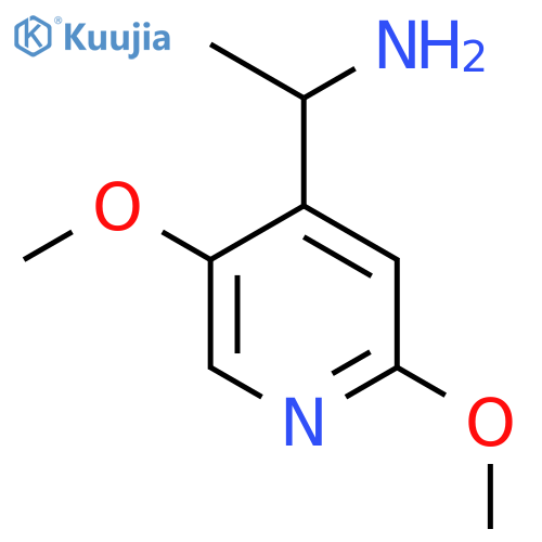 1-(2,5-dimethoxypyridin-4-yl)ethan-1-amine structure