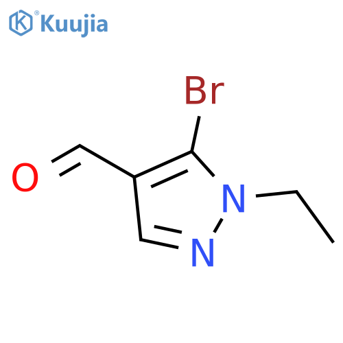 5-bromo-1-ethyl-1H-pyrazole-4-carbaldehyde structure