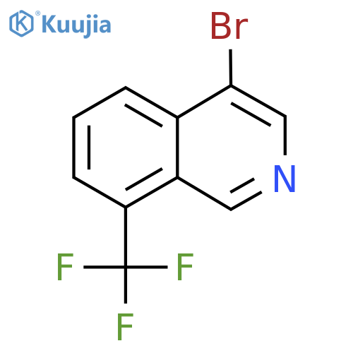 4-Bromo-8-(trifluoromethyl)isoquinoline structure