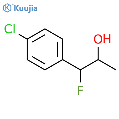 1-(4-chlorophenyl)-1-fluoropropan-2-ol structure