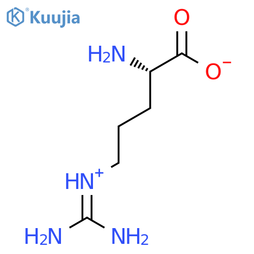 (2S)-2-amino-5-(diaminomethylideneazaniumyl)pentanoate structure