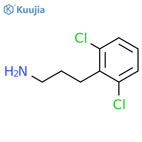 3-(2,6-dichlorophenyl)propan-1-amine structure