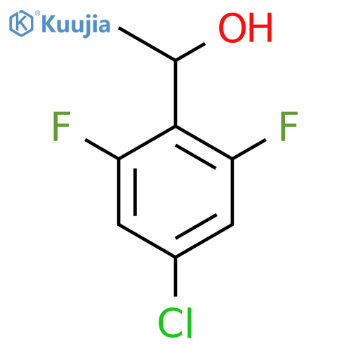 1-(4-Chloro-2,6-difluorophenyl)ethan-1-ol structure