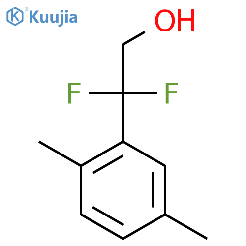 2-(2,5-dimethylphenyl)-2,2-difluoroethan-1-ol structure
