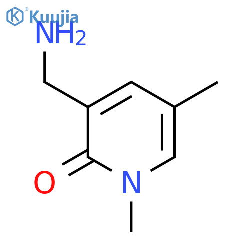 3-(Aminomethyl)-1,5-dimethylpyridin-2(1H)-one structure