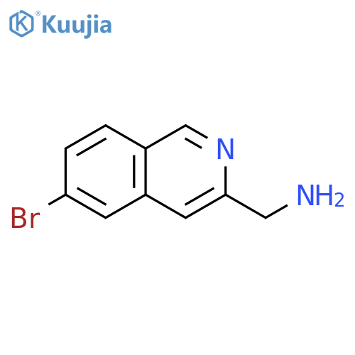 (6-Bromoisoquinolin-3-yl)methanamine structure
