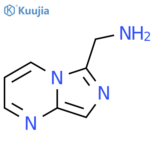 {imidazo1,5-apyrimidin-6-yl}methanamine structure