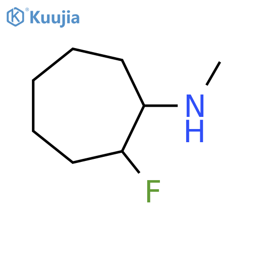 2-fluoro-N-methylcycloheptan-1-amine structure