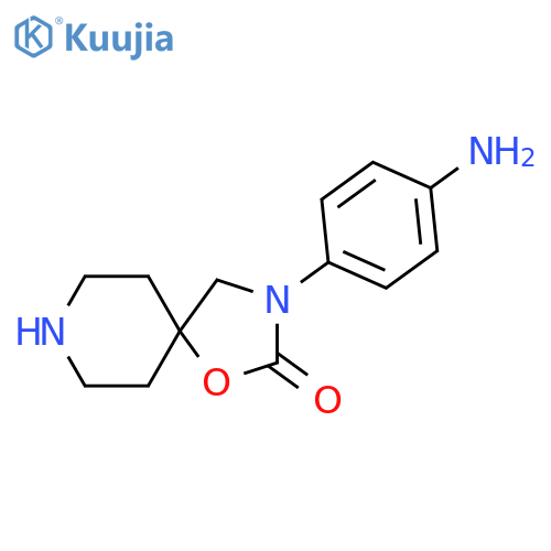 3-(4-Aminophenyl)-1-oxa-3,8-diazaspiro[4.5]decan-2-one structure