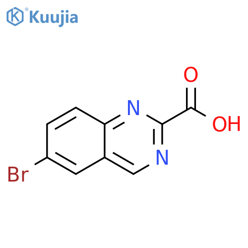2-Quinazolinecarboxylic acid, 6-bromo- structure