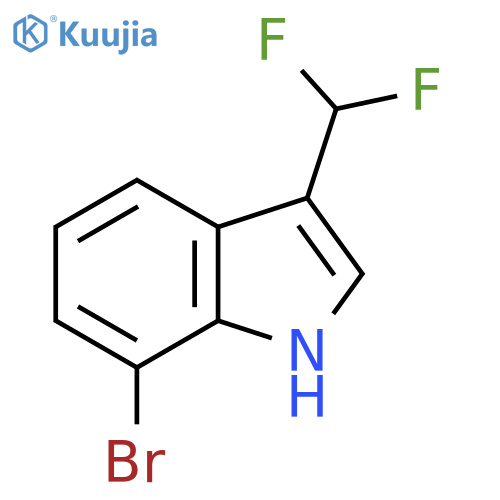 7-Bromo-3-(difluoromethyl)-1H-indole structure