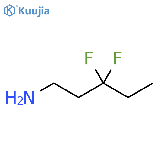 3,3-difluoropentan-1-amine structure