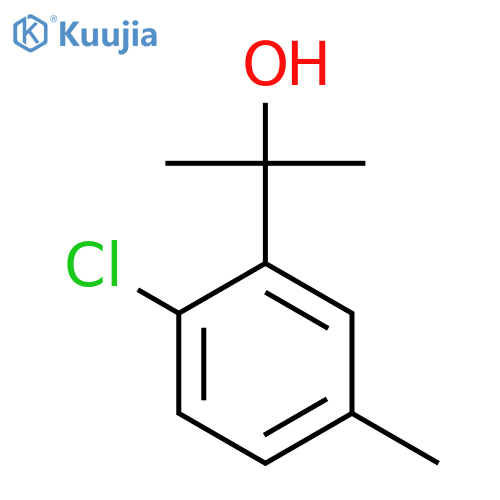 2-(2-chloro-5-methylphenyl)propan-2-ol structure