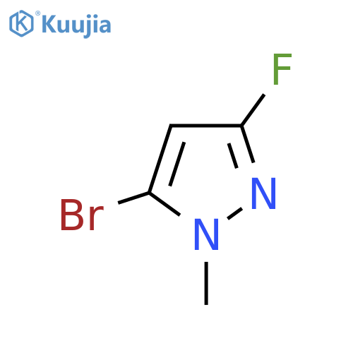 5-Bromo-3-fluoro-1-methyl-pyrazole structure