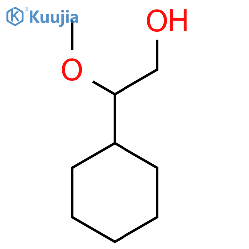 2-Cyclohexyl-2-methoxyethan-1-ol structure