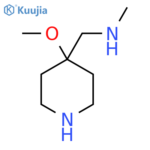 (4-methoxypiperidin-4-yl)methyl(methyl)amine structure