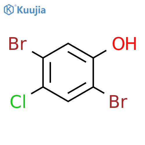 Phenol, 2,5-dibromo-4-chloro- structure